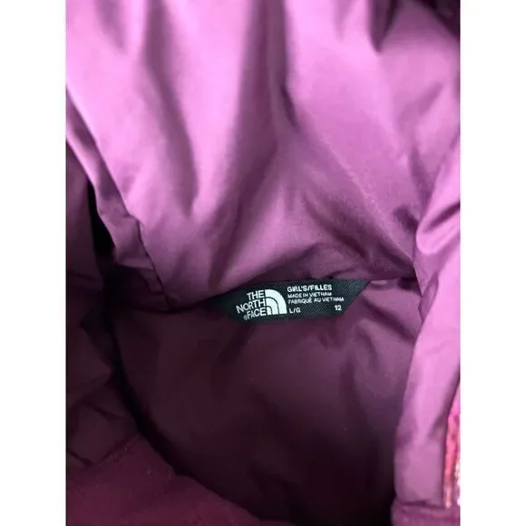 THE NORTH FACE Girls' Freedom‎ Insulated Jacket, Boysenberry Paint Size Large 12